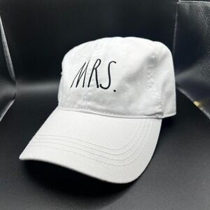 Rae Dunn‎ MRS Cap Hat baseball White Adjustable